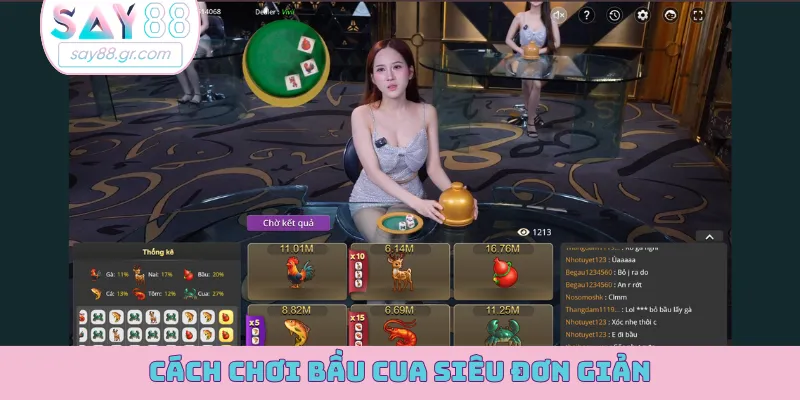 Cách chơi bầu cua siêu đơn giản